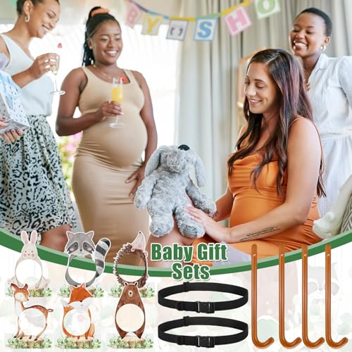 RoundFunny 12 Pcs Funny Tail Game Bridal Shower Party Games Funny Family Night Activities for Adults Outdoors Indoors Bachelorette Baby Shower Birthday Party Supplies