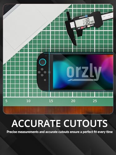 Orzly Glass Screen Protector for Nintendo Switch 2 Console 2025 Screen Size 7.9 inch 4 Pack. No Bubbles Easy Installation Anti Scratch Edition - size: 7.9"