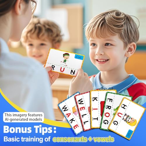 Montessori Matching Letter Game for Kids Ages 3-8 | Educational Learning Spelling Toys with Storage Function | Christmas Birthday Gifts for 3 4 5 6 Year Old Boys & Girls | Larger Blue (50% Bigger) - style: Big Size-Blue