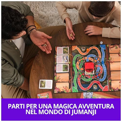 Jumanji The Game, of The Classic Adventure Board Game for Kids and Families Aged 8 and Up, Italian Version