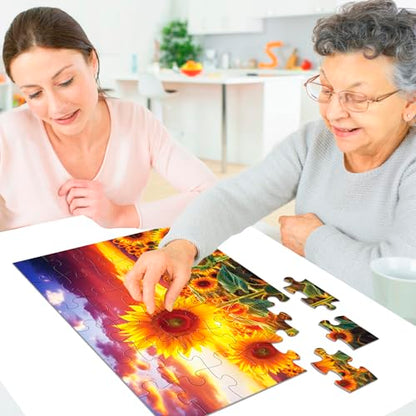 4 Packs Large Piece Puzzle for Seniors - Dementia 36 Pieces Puzzles for Elderly Adults,Alzheimer Puzzles Memory Cognitive Games for Elderly Seniors with 4 Storage Bags - style: 4 Pack 36 Large Piece