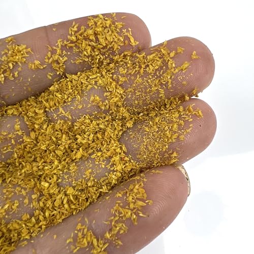 Multicolor Leaf Model - 300ml Miniature Scenery Material for Train Railway, Diorama, Car Scene & Scale Landscape Layouts (Autumn Yellow) - color: Autumn Yellow