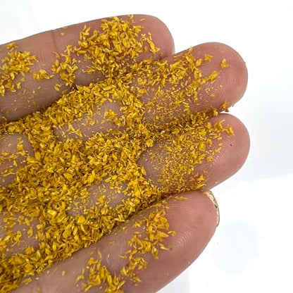 Multicolor Leaf Model - 300ml Miniature Scenery Material for Train Railway, Diorama, Car Scene & Scale Landscape Layouts (Autumn Yellow) - color: Autumn Yellow