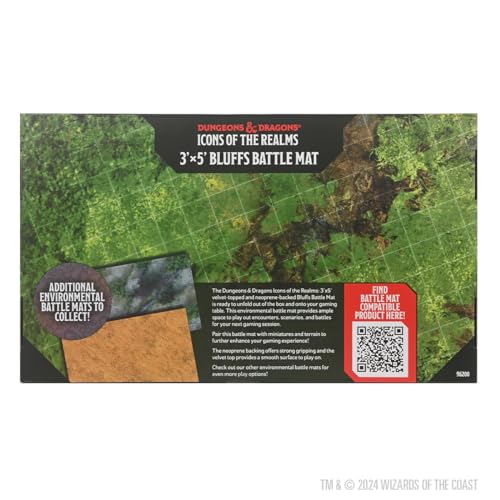 WizKids D&D Icons of The Realms: Battle Mat (Plains Battle Mat) - style: Plains Battle Mat