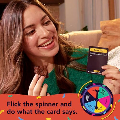 The Ultimate Date Night Game by Relatable, Great for Couples Games and Stay at Home Date Night Ideas, From The Makers of Let's Get Deep Relationship Card Game, Includes 200 Cards & Spinner - style: Ultimate Date Night Game