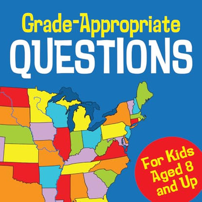 University Games, Scholastic Race Across the USA Board Game , Geography Learning Game for Kids and Families, for 2 to 4 Players Ages 8 and Up