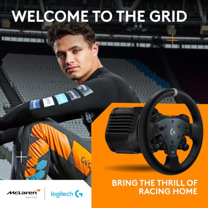 Logitech G RS50 Direct Drive Racing Wheel, Hub, & Base for PS5/PS4/PC | 8 Nm Direct Drive, 11 inch Wheel, 13 Buttons, Adjustable Paddle Shifters, TRUEFORCE Force Feedback Integration - style: Playstation | PC