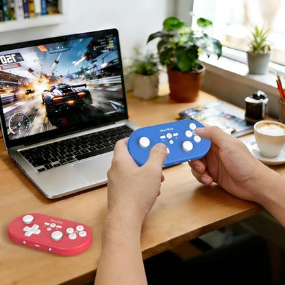 ShanWan Wireless Bluetooth Controller is Compatible With the Switch/Switch 2, Steam Deck, PC, Android, iPhone, iPad, and macOS. It Features Customizable Buttons and Macros, Motion Controls, linear Motor Vibration, Joysticks, Triggers, and a D-pad