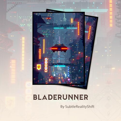 Bladerunner - MTG Card Sleeves, 104ct, Standard Size, Textured | Perfect for Double Sleeving, Smudge Resistant Matte Back, Standard 66x92mm - Compatible with Magic The Gathering & TCG Cards