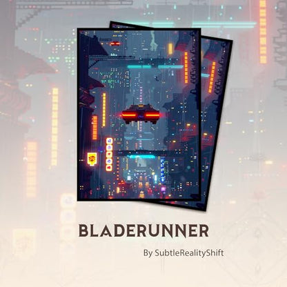 Bladerunner - MTG Card Sleeves, 104ct, Standard Size, Textured | Perfect for Double Sleeving, Smudge Resistant Matte Back, Standard 66x92mm - Compatible with Magic The Gathering & TCG Cards