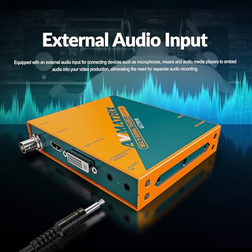 USB 3.0 Multi-Input Capture Card, 1080P60, UC7018 | SDI/HDMI/VGA/DVI/CVBS to USB3.0,Auto-detect input,Windows/Mac/Linux, plug and play,For Security Cameras & Teaching - color: UC7018