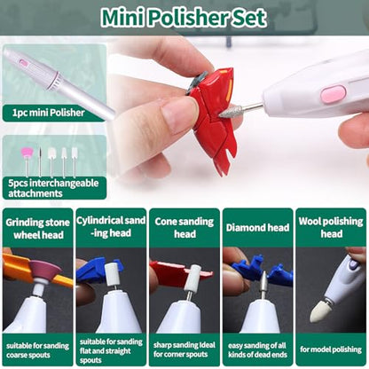 78Pcs Professional Gundam Model Tools Kit Hobby Building Tools for Buildings, Repairing and Fixing