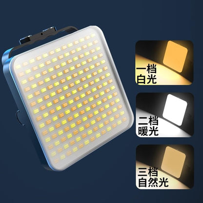 Outdoor Lights LED Camping Lights Live Broadcast Supplementary Lighting Portable Rechargeable and Long-lastin
