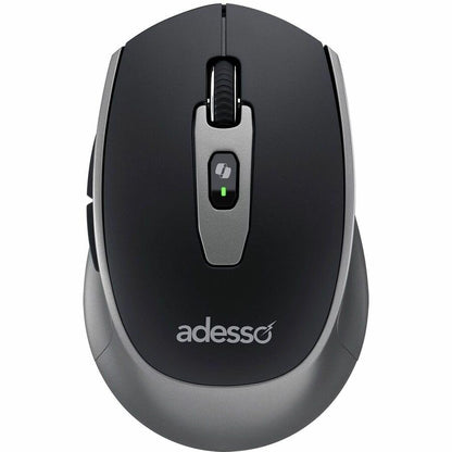 Adesso iMouse A40 Wireless Mouse, Bluetooth and 2.4GHz Dual Mode with USB-C Receiver, Copilot AI Hotkey, Quiet Click Switches, 3 Level DPI (1000/1600/2400), 6 Buttons for Windows and Mac