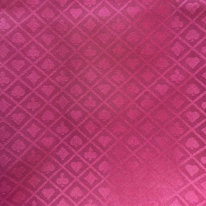 Speed Cloth Poker Table Fabric - 108X60 Inch Section of Casino Card Game Table Felt Top Cover Accessories - Burgundy - color: Burgundy