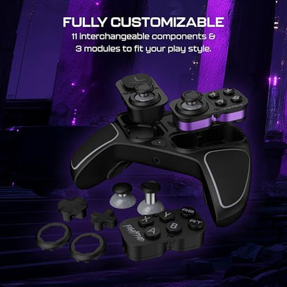 Turtle Beach Victrix Pro BFG Reloaded Wireless Gaming Controller for Xbox | Xbox Series X|S, Xbox One, PC, Modular, Fightpad Module, Hall-Effect Sticks, Triggers, 4 Remappable Buttons, Esports, Black - color: Black