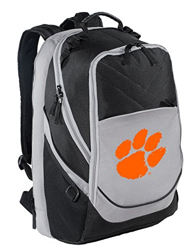 Broad Bay College Logo Backpack | Official Logo, Padded Laptop Computer Section, Premium 600 Denier Nylon Fabric, Durable Straps - color: Black & Gray