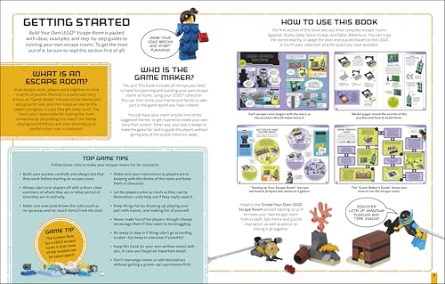 Build Your Own LEGO Escape Room: With 49 LEGO Bricks and a Sticker Sheet to Get Started