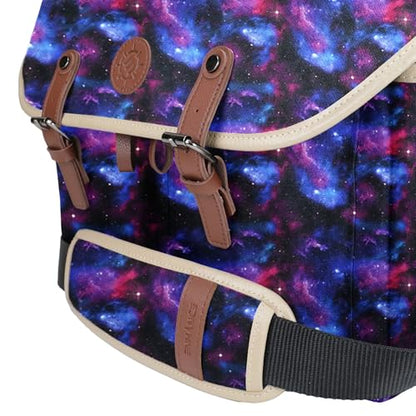 ENHANCE Designer Edition DnD Bag - RPG Player's Dungeons and Dragons Messenger Bag Fits Player's Handbook, Binders, Dice - color: Galaxy