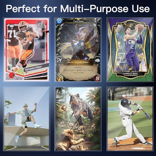 600/1200 Pcs Card Sleeves, MTG Card Sleeves for Standard Cards, Transparent Trading Cards Sleeves Fit for TCG, Baseball, Football Card, Sports Cards, Game Cardsnts Card Sleeves(1200PCS) - size: 1200PCS