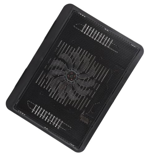 SUNGOOYUE Laptop Cooler Cooling Pad with Super Quiet Fan Ergonomic Stand USB Hub for Gaming Movies Black