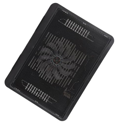 SUNGOOYUE Laptop Cooler Cooling Pad with Super Quiet Fan Ergonomic Stand USB Hub for Gaming Movies Black