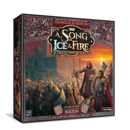 CMON A Song of Ice & Fire Tabletop Miniatures Game Bolton Starter Set - Strategy Game for Ages 14+, 2+ Players, 45-60 Minute Playtime, Made