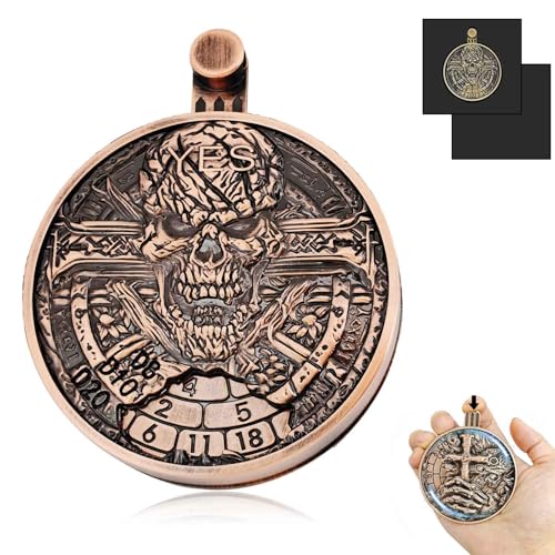 Roulette Dice Spinner 3.0, Full Zinc Alloy Housing Metal D&D Dice, Press-Type Rolling and Precision Read, Include Gift Case for DND Dice Set, RPG Role Playing Table Game Gifts (Red Copper) - color: Red Copper