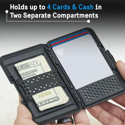 Pelican MagSafe Wallet for iPhone - Heavy Duty MIL-STD Snap-On Phone Magnetic Wallet and Phone Card Holder - Detachable and Slim Hard Case for iPhone 17 Pro Max /16 Pro Max/15/14/13/12/Pixel 10- Black - color: Black, style: Protector