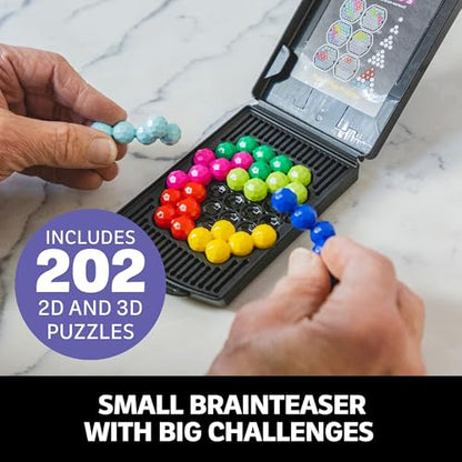 Educational Insights Kanoodle Genius - 3D Brain Teaser Puzzles for Kids, Spatial Puzzle Games for Adults, Teens and Kids, Problem Solving Toys and Logic Puzzles, Single Player Games