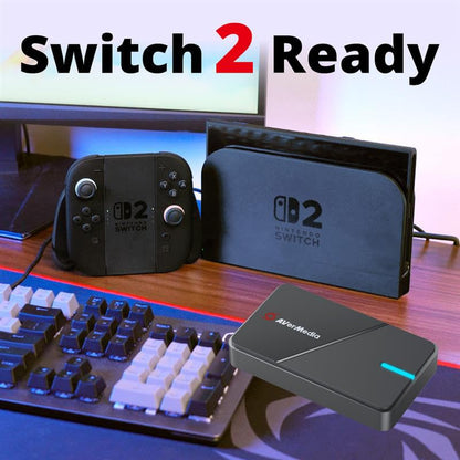 AVerMedia 4K Capture Card for Streaming,1440p120 Video Capture Device for PS5/Pro, Xbox Series X/S, Nintendo Switch, PC, compatible with Twitch, OBS, Windows, Mac - GC551G2 Live Gamer Extreme 3 - size: 4K - GC551G2 (Black)
