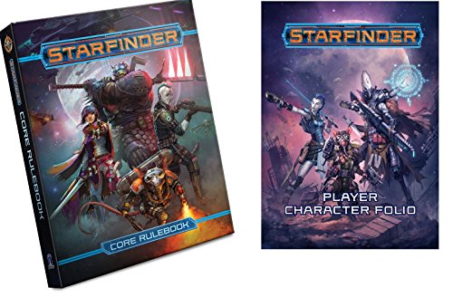 Burn Buddy Starfiinder RPG Starter Kit: Player's Core Rulebook Handbook & Character Folio
