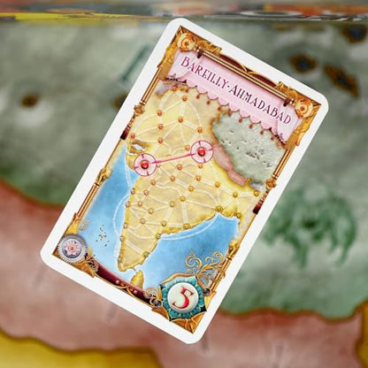 Ticket to Ride India + Switzerland Board Game EXPANSION - Expand Your Railway Adventures! Fun Family Game for Kids & Adults, Ages 8+, 2-4 Players, 30-60 Minute Playtime, Made by Days of Wonder | Train Route Strategy Game, Family Game for Kids & Adults, Ag