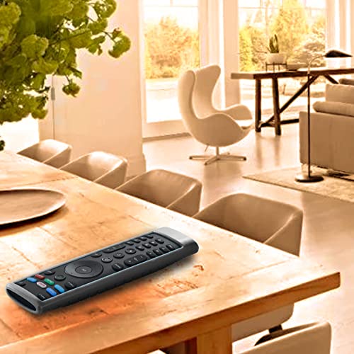 Cover for Vizio Remote, Compatible with Vizio Remote Case XRT136 / XRT140 D Series Universal Smart TV Control Replacement Silicone Skin Sleeve - color: Non-glow Black