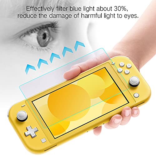 PERFECTSIGHT Anti Blue Light Anti Glare Tempered Glass Screen Protector Compatible with Nintendo Switch Lite 5.5 inch, [Eye Protection] [Great Gaming Experience] - Matte Clear Anti Fingerprint 1 Pack - size: NS Lite 5.5 inch
