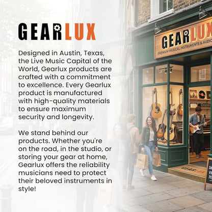 Gearlux USB Condenser Microphone | Cardioid Streaming & Podcast Mic | Plug-and-Play | One-Tap Mute with Stand