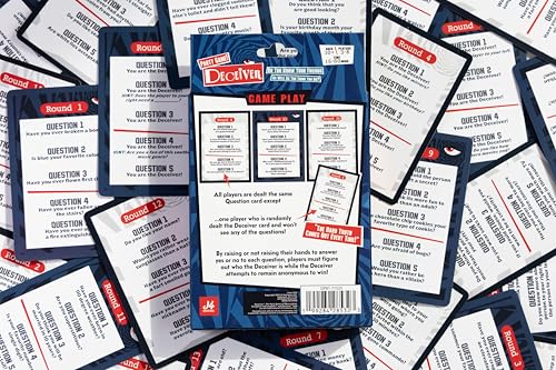 Deceiver: A Social Deduction Card Game for Fun Family Game Nights & Parties