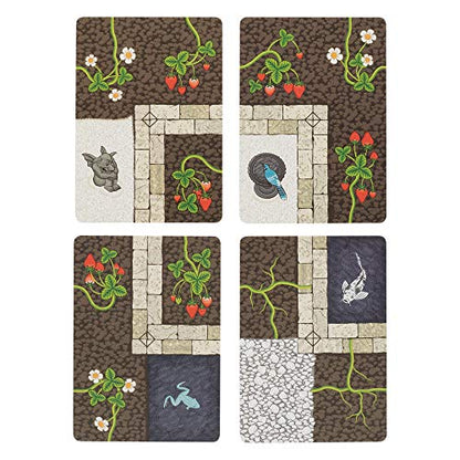 Stellar Factory Strawberry Sunset Light Strategy Card Game, 2-4 Players | Made in USA cardstock, 2.5" x 3.5" cards; a gentle planning-based race game for ages 8+; minimal components, portable.