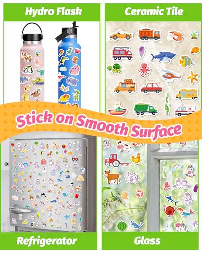 Walenced Reusable Sticker Book for Toddlers, Travel Stickers for Kids, Toddler Craft Activities Toys, Birthday Gifts for Boys & Girls - style: Collection