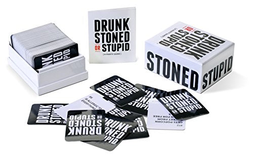 DSS Games Drunk Stoned or Stupid | A Party Game to Call Out Your Friends | 250 Fun Party Prompts Cards for Adults, Game Nights, Gatherings, Conversation Starter | Ages 17 Up | 250 Prompt Cards, 3+ Players, Great for Game Nights, Gatherings, Conversation S