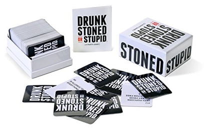 DSS Games Drunk Stoned or Stupid | A Party Game to Call Out Your Friends | 250 Fun Party Prompts Cards for Adults, Game Nights, Gatherings, Conversation Starter | Ages 17 Up | 250 Prompt Cards, 3+ Players, Great for Game Nights, Gatherings, Conversation S