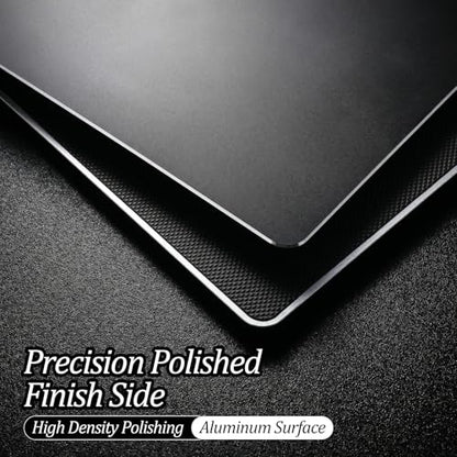 2pcs Hard Metal Mouse Pad for Desk Aluminum Mouse Pad with Stable Rubber Base Firm Mousepad Gaming Mousepad Leather Double Side Mouse Mat for Travel Home Office Laptop Computer