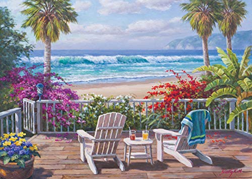 Jigsaw Puzzle 1000 Piece for Adults (Coastal View II) - color: Coastal View II