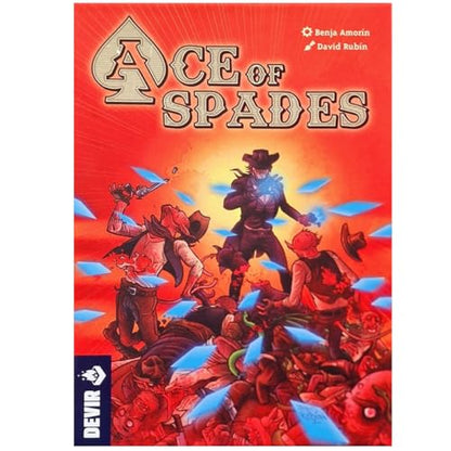 Devir - Ace of Spades Card Game, Solo & Cooperative Poker-Based Strategy Game with Western Horror Theme, Strategy Game, Ages 14+, 1–2 Players, Playtime 40, (English Version)