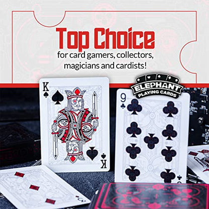 Cyberpunk Red Playing Cards, Cardistry Decks, White Deck of Playing Cards for Kids & Adults, Cool Playing Cards with Card Game e-Book, Unique Playing Cards for Poker, Cyberpunk Cards - color: Red