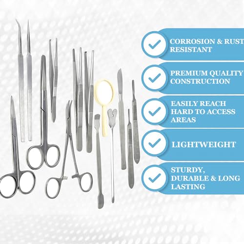 A2Z 44 PC Best Gundam Model Building Tools Kit Hobby Model Assembling Craft Universal Tools Set for Dollhouse,Model Car, Warhammer Detail Miniature Figures,Repairing & Fixing - Made of Stainless Steel