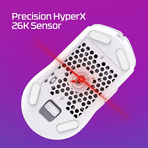 HyperX Pulsefire Haste 2 – Wireless Gaming Mouse- Ultra Lightweight, 61g, 100 Hour Battery Life, Dual Wireless Connectivity, Precision Sensor - Black - color: Black, size: Wireless, style: Pulsefire Haste 2