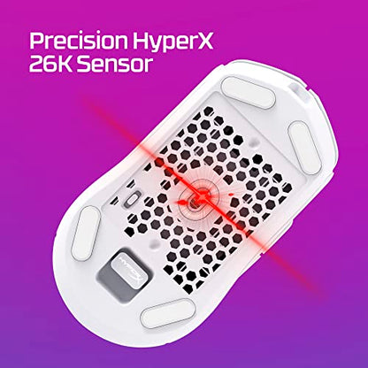 HyperX Pulsefire Haste 2 – Wireless Gaming Mouse- Ultra Lightweight, 61g, 100 Hour Battery Life, Dual Wireless Connectivity, Precision Sensor - Black - color: Black, size: Wireless, style: Pulsefire Haste 2