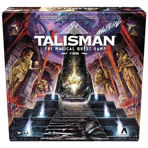 Avalon Hill Talisman: The Magical Quest Board Game, 5th Edition | Fantasy Tabletop Adventure Games | Ages 12 and Up | 2 to 6 Players | Roleplaying Strategy Games - style: Talisman