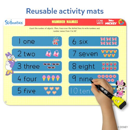 Skillmatics I Can Write Disney Junior Mickey Mouse - Reusable Preschool Learning Activities, Educational Toy and Game, Back to School Supplies, Gifts for Students, Kids, Toddlers Ages 3, 4, 5, 6 - style: 9. I Can Write Disney Mickey